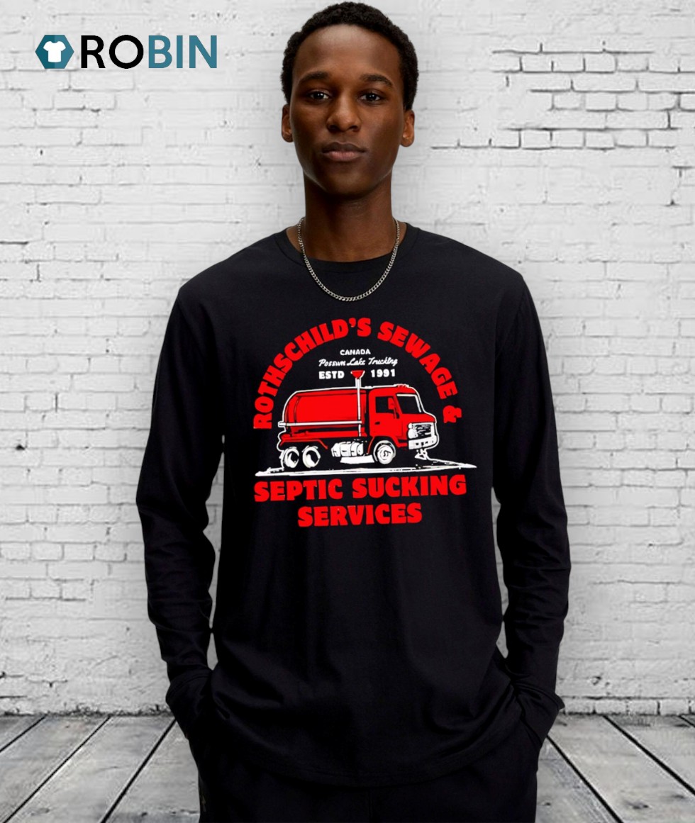 Rothschild’s Sewage And Septic Sucking Services Distressed Shirt Rothschild’s Sewage And Septic Sucking Services Distressed Shirt
