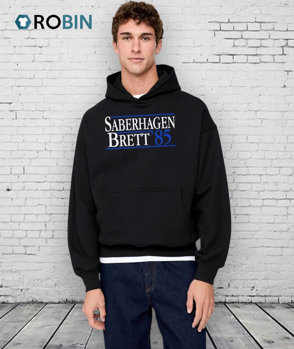 Saberhagen Brett '85 Kansas City Royals Shirt Saberhagen Brett '85 Kansas City Royals Shirt