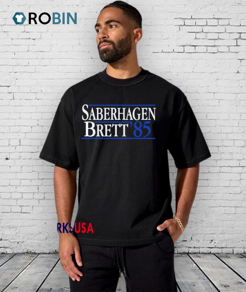Saberhagen Brett ’85 Kansas City Royals Shirt Saberhagen Brett ’85 Kansas City Royals Shirt