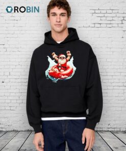 Santa Tubing Halloween Shirt