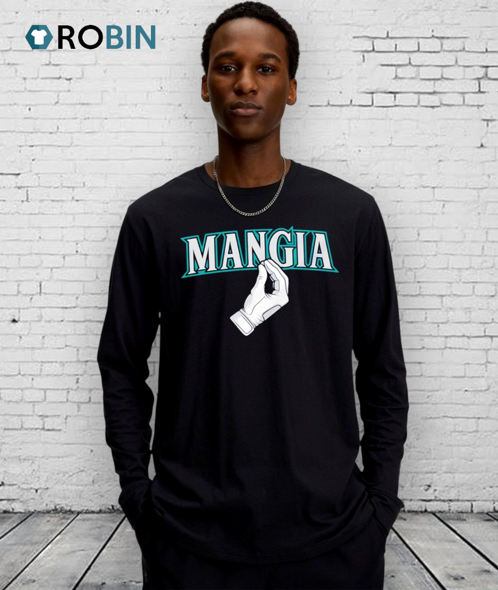 Seattle Mariners Seattle Mangia Hand Shirt Seattle Mariners Seattle Mangia Hand Shirt