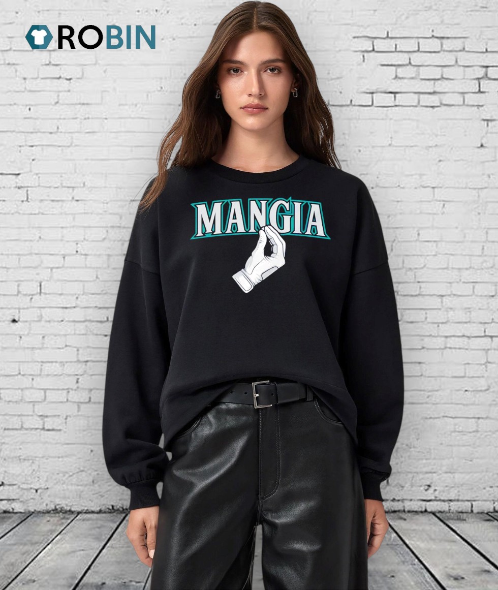 Seattle Mariners Seattle Mangia Hand Shirt Seattle Mariners Seattle Mangia Hand Shirt