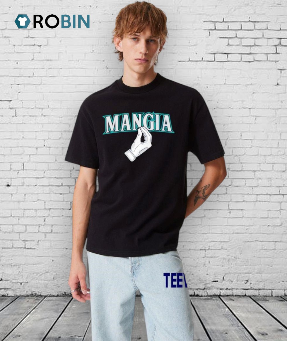Seattle Mariners Seattle Mangia Hand Shirt Seattle Mariners Seattle Mangia Hand Shirt