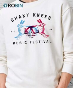 Shaky Knees Music Festival Rabbits Lineup Shirt