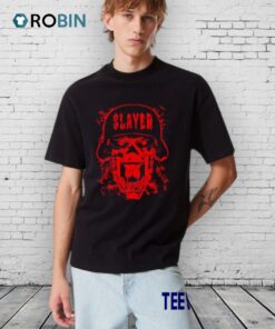 Slayer Sport Is War Head Skull Shirts