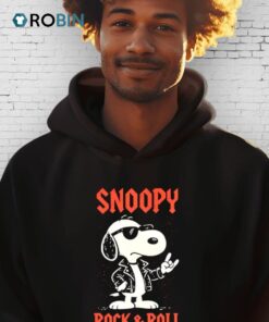 Snoopy Rock And Roll Shirt