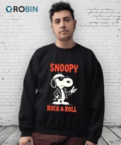 Snoopy Rock And Roll Shirt