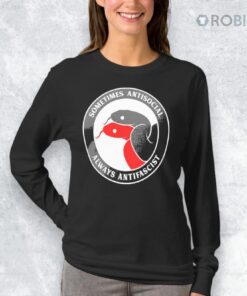 Sometimes Antisocial Always Antifascist Snakes Shirt