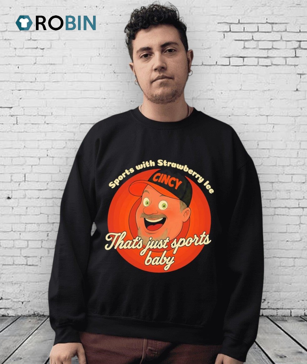 Sports With Strawberry Ice That's Just Sports Baby Shirt Sports With Strawberry Ice That's Just Sports Baby Shirt