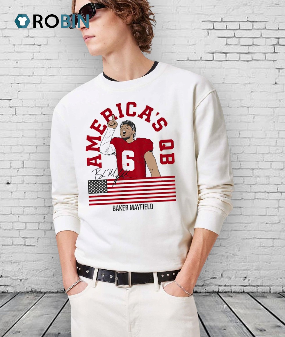 Tampa Bay Buccaneers Baker Mayfield America’s Qb Signature Shirts Tampa Bay Buccaneers Baker Mayfield America’s Qb Signature Shirts