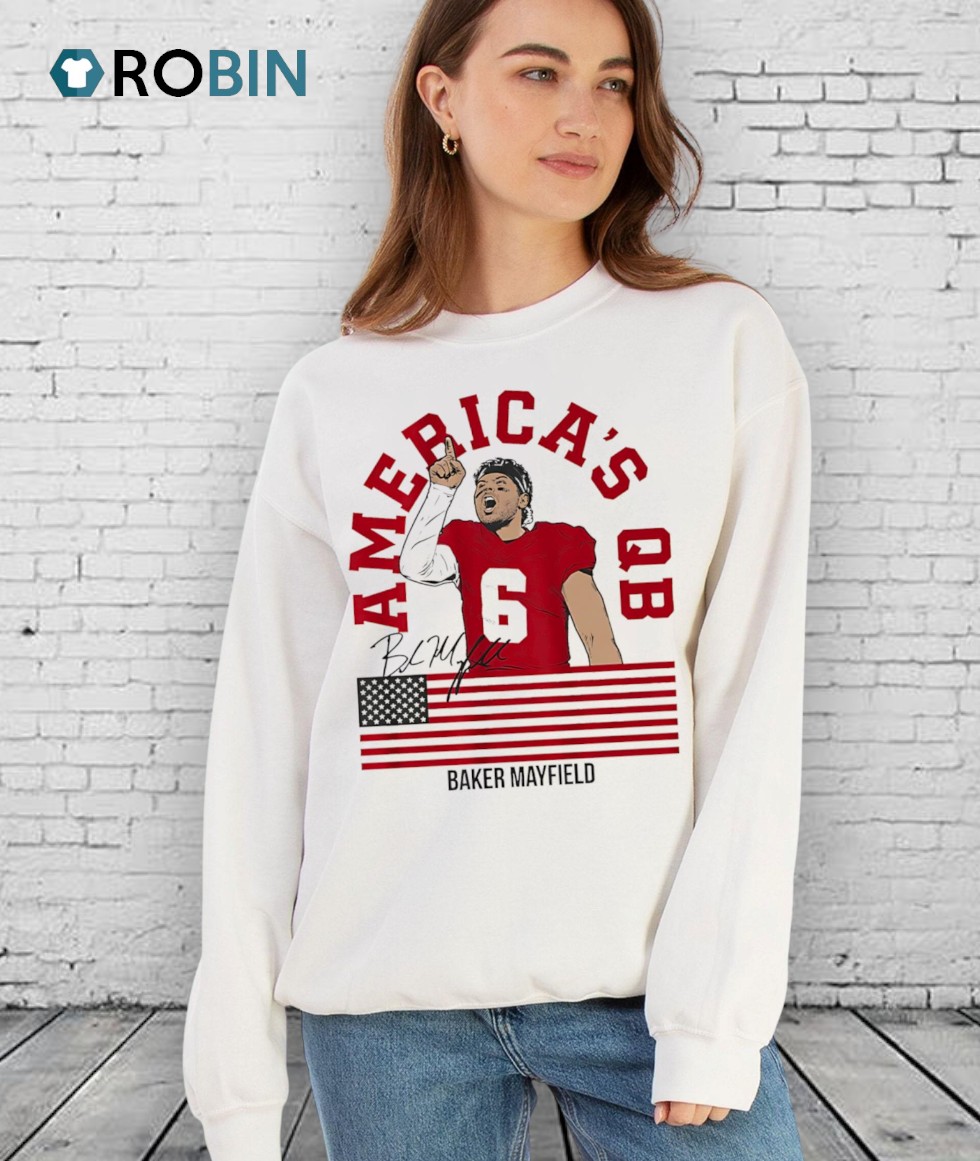 Tampa Bay Buccaneers Baker Mayfield America’s Qb Signature Shirts Tampa Bay Buccaneers Baker Mayfield America’s Qb Signature Shirts