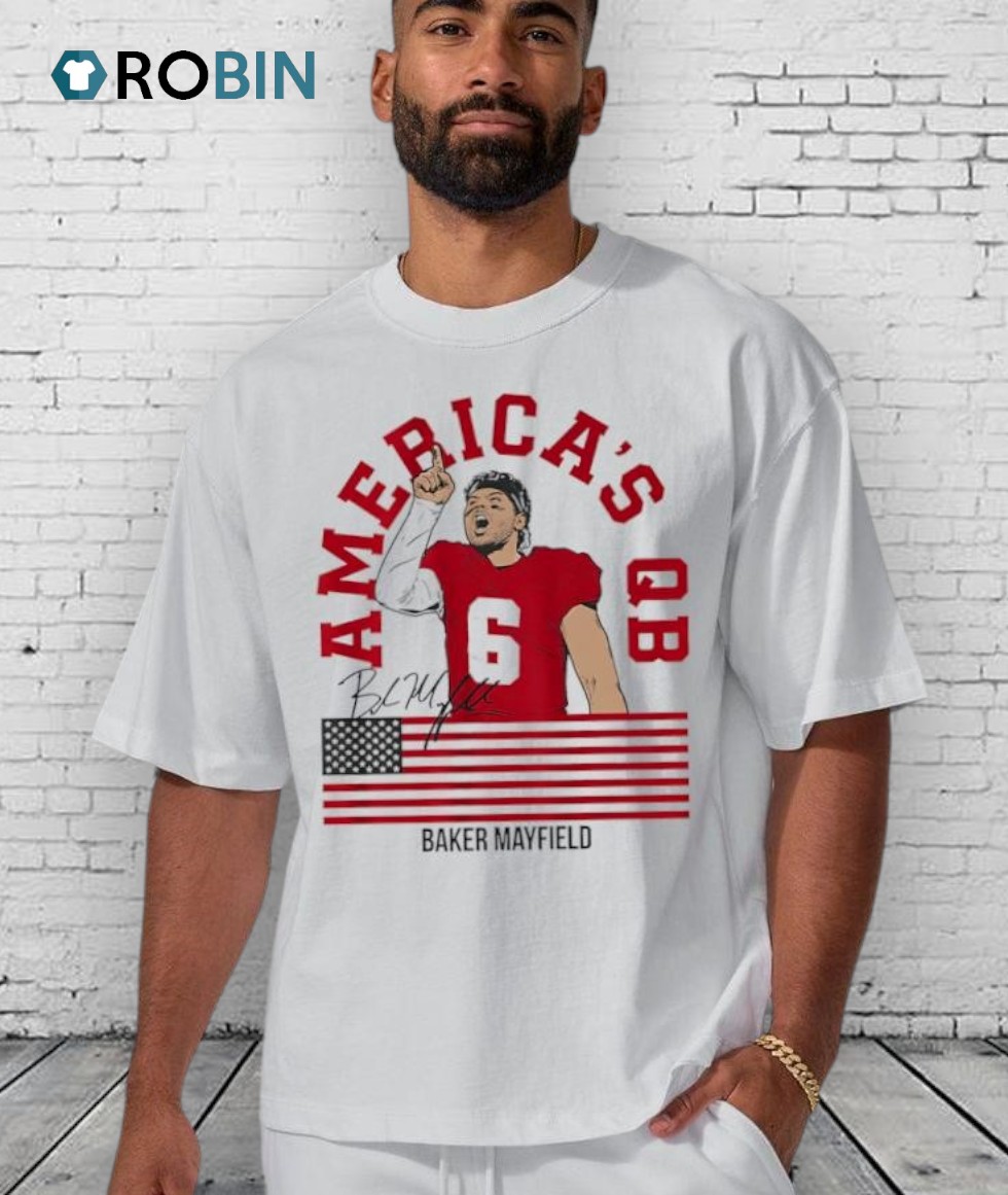 Tampa Bay Buccaneers Baker Mayfield America’s Qb Signature Shirts Tampa Bay Buccaneers Baker Mayfield America’s Qb Signature Shirts