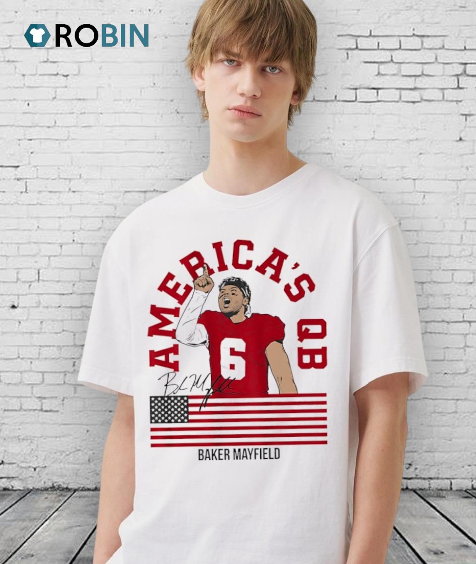 Tampa Bay Buccaneers Baker Mayfield America’s Qb Signature Shirts Tampa Bay Buccaneers Baker Mayfield America’s Qb Signature Shirts