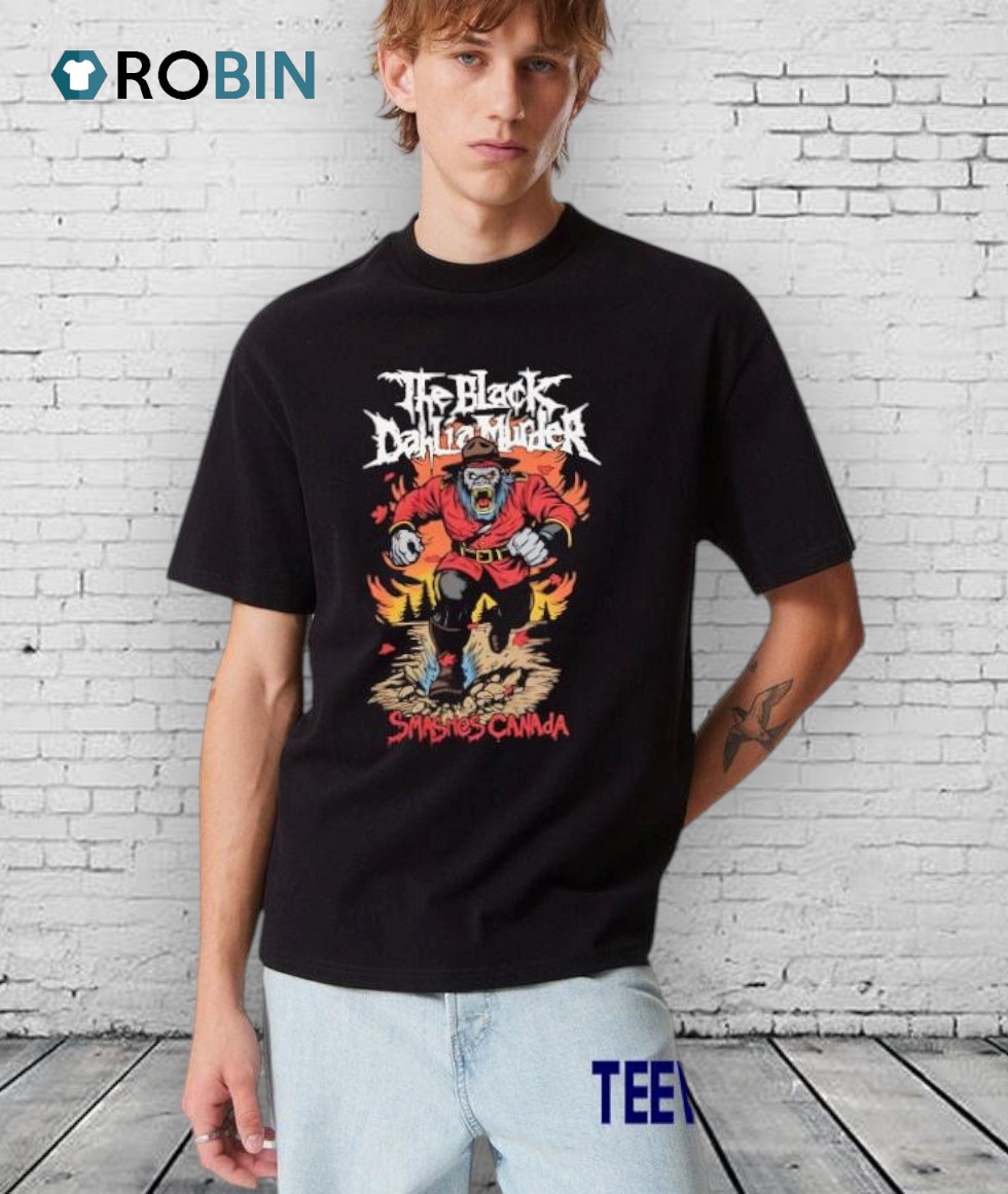 The Black Dahlia Murder Smashes Canada 2025 Shirts The Black Dahlia Murder Smashes Canada 2025 Shirts