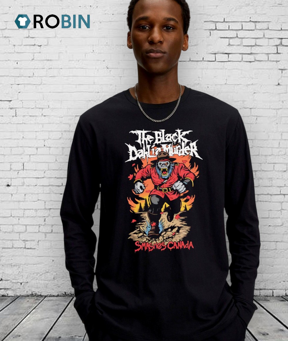 The Black Dahlia Murder Smashes Canada 2025 Shirts The Black Dahlia Murder Smashes Canada 2025 Shirts