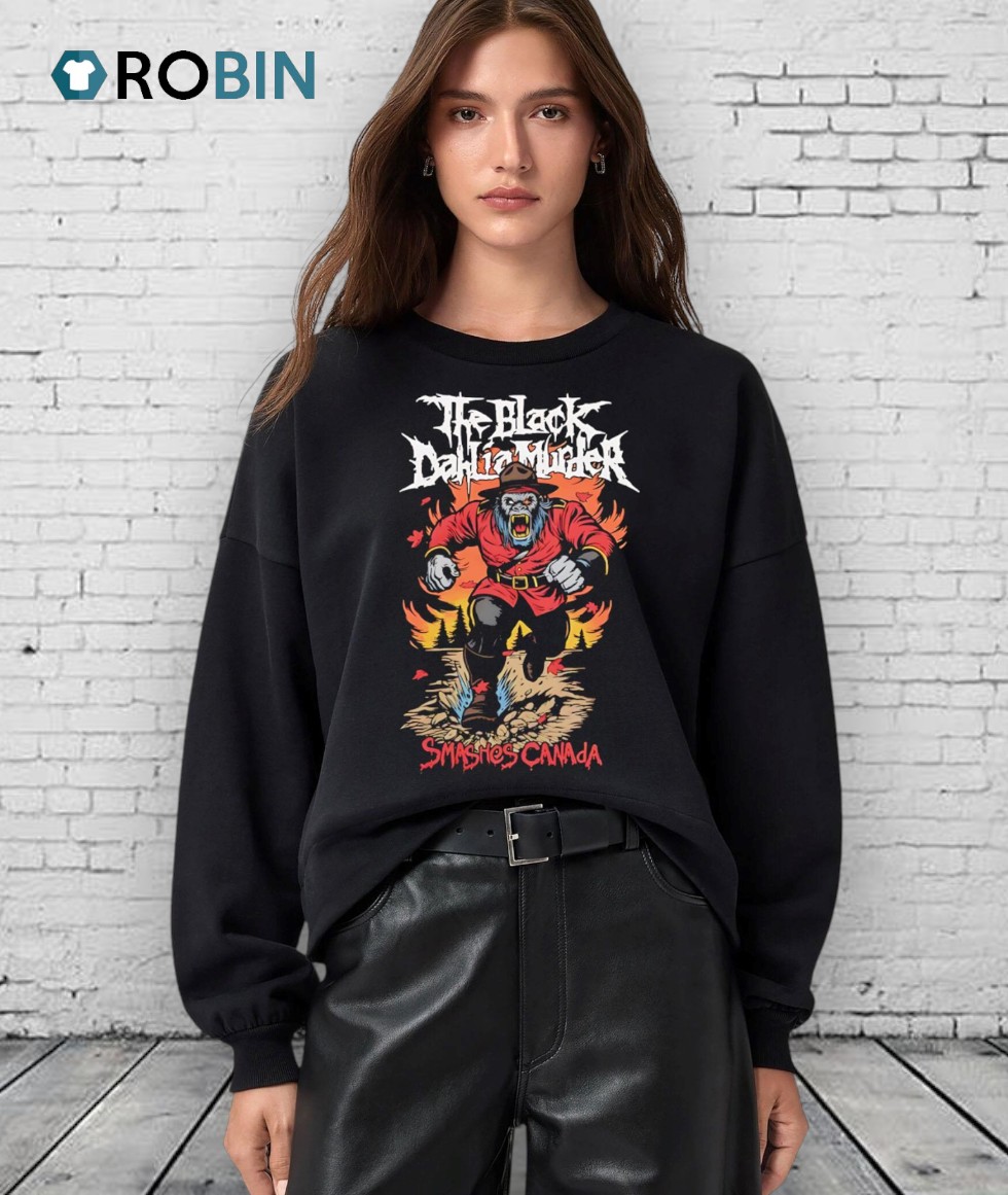 The Black Dahlia Murder Smashes Canada 2025 Shirts The Black Dahlia Murder Smashes Canada 2025 Shirts