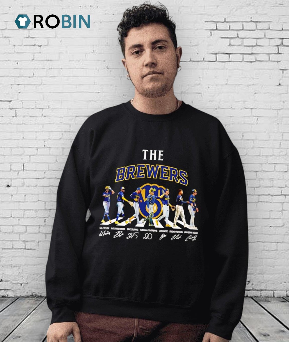 The Brewers Abbey Road Sal Frelick Jackson Chourio Shirt The Brewers Abbey Road Sal Frelick Jackson Chourio Shirt