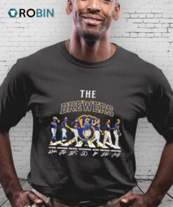 The Brewers Abbey Road Sal Frelick Jackson Chourio Shirt