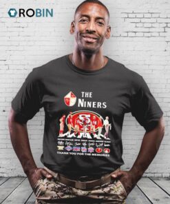 The Niners Abbey Road Thank You For The Memories Shirt