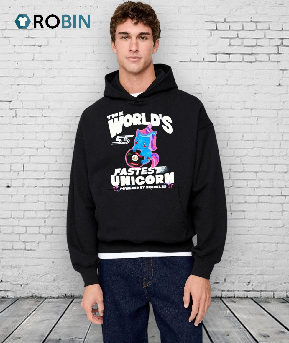 The World's Fastest Unicorn Powered By Sparkles Shirt The World's Fastest Unicorn Powered By Sparkles Shirt