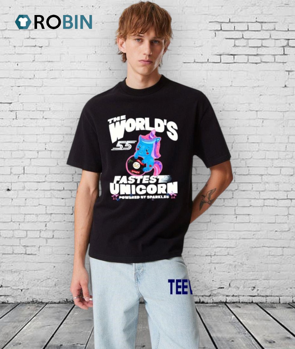 The World’s Fastest Unicorn Powered By Sparkles Shirt The World’s Fastest Unicorn Powered By Sparkles Shirt