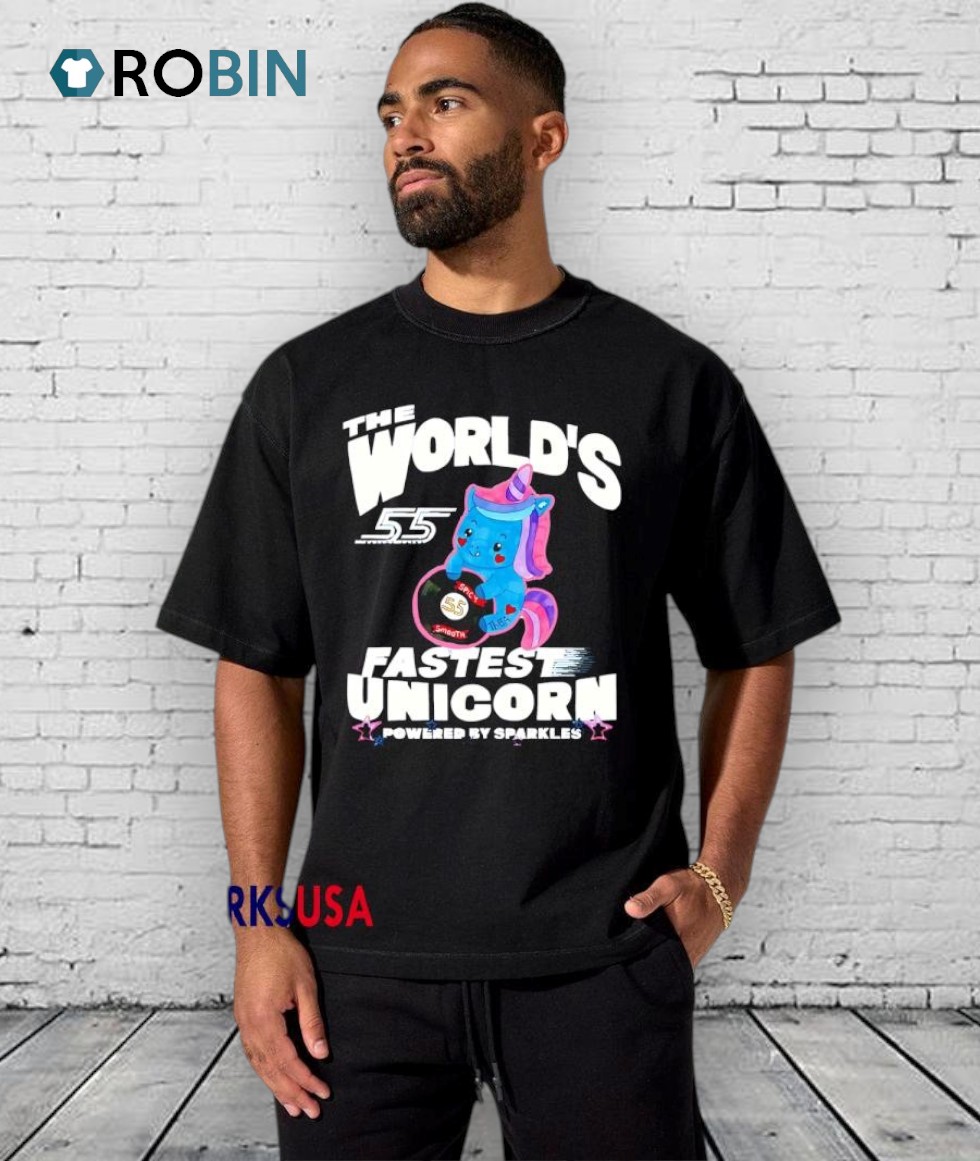 The World’s Fastest Unicorn Powered By Sparkles Shirt The World’s Fastest Unicorn Powered By Sparkles Shirt