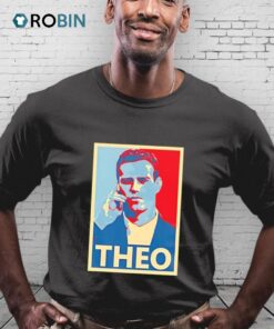 Theo Epstein In Action Signed By Artist Shirt