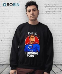 This Is The Turning Point Charlie Kirk Superhero Shirt