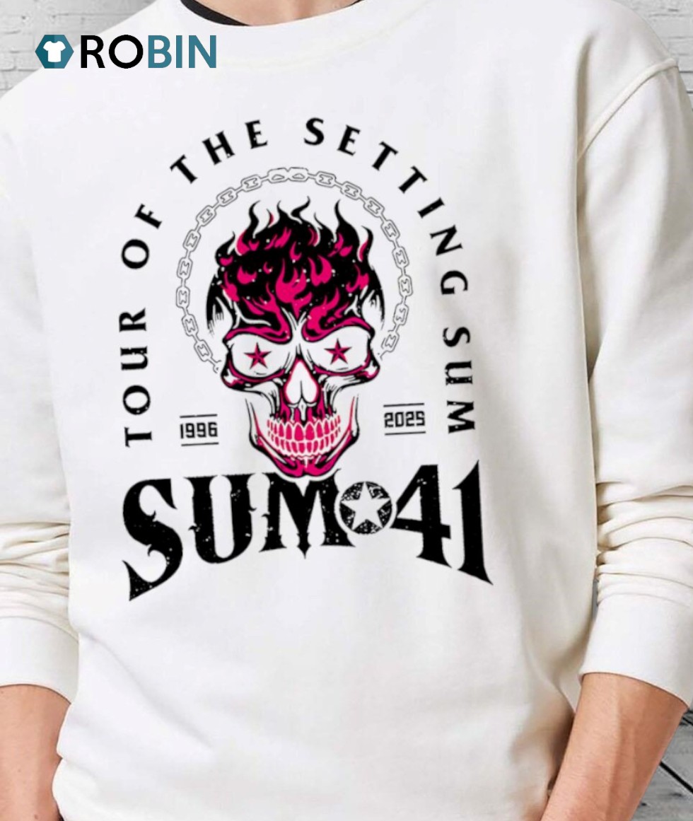 Tour Of The Setting Sum 41 Shirt Tour Of The Setting Sum 41 Shirt