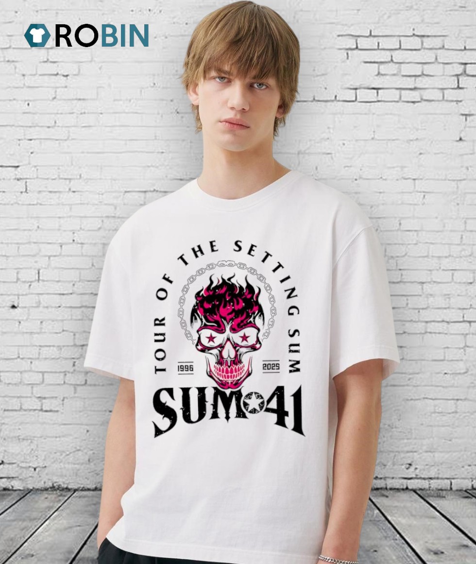 Tour Of The Setting Sum 41 Shirt Tour Of The Setting Sum 41 Shirt