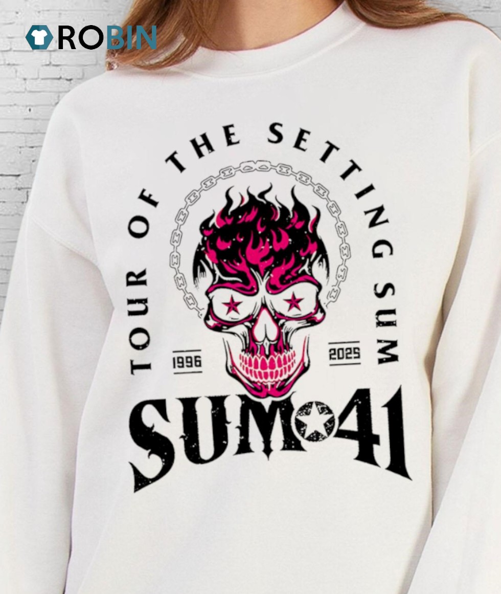 Tour Of The Setting Sum 41 Shirt Tour Of The Setting Sum 41 Shirt