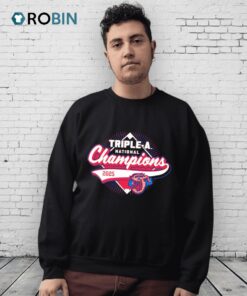 Tripe A National Champions 2025 Jacksonville Jumbo Shrimp Shirt