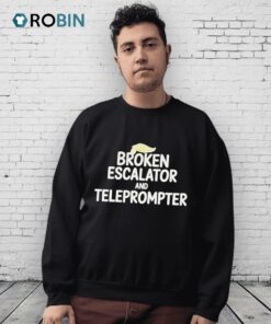 Trump Hair Broken Escalator And Teleprompter Shirt Trump Hair Broken Escalator And Teleprompter Shirt