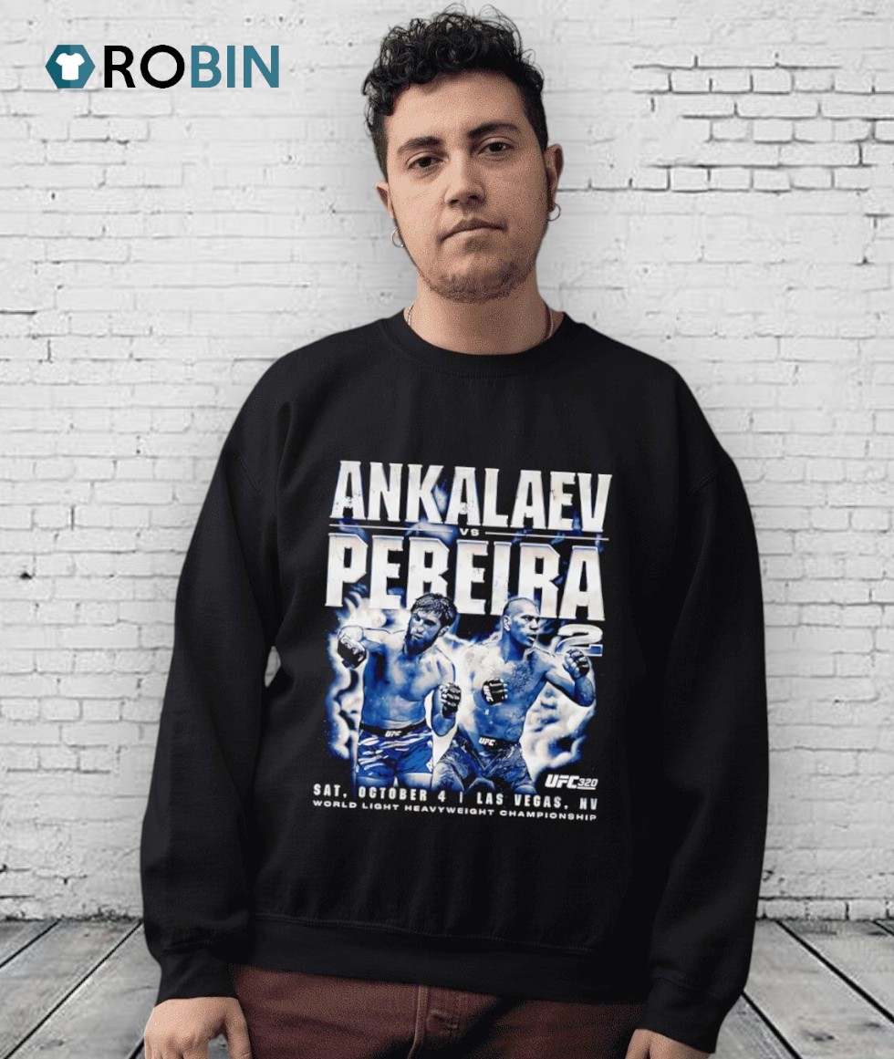 Ufc 320 Ankalaev Vs Pereira 2 Vintage Shirt Ufc 320 Ankalaev Vs Pereira 2 Vintage Shirt