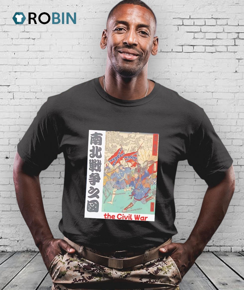 Ukiyo E Style American Civil War Shirt Ukiyo E Style American Civil War Shirt