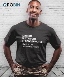 White Straight Conservative Shirt