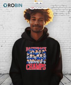 Back 2 Back Champs Los Angeles Dodgers Caricature Shirt