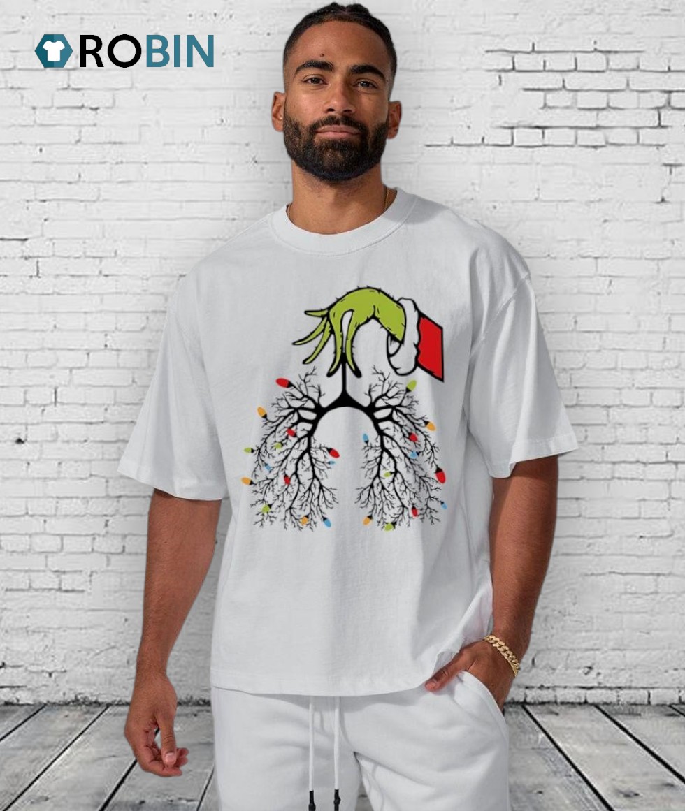 Christmas Nurse Lung Christmas Lights 2025 Shirt Christmas Nurse Lung Christmas Lights 2025 Shirt