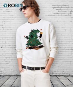 Christmas Tree And Cats Cute 2025 Shirt