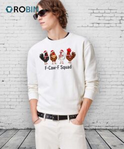 F Caw F Squad Christmas Chicken Merry 2025 Shirt