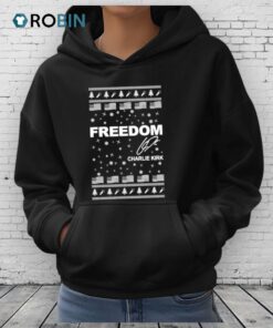 Freedom Charlie Kirk Political Activist Ugly Christmas Shirt