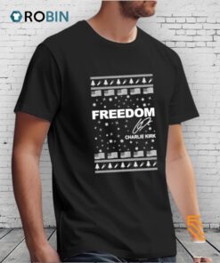 Freedom Charlie Kirk Political Activist Ugly Christmas Shirt
