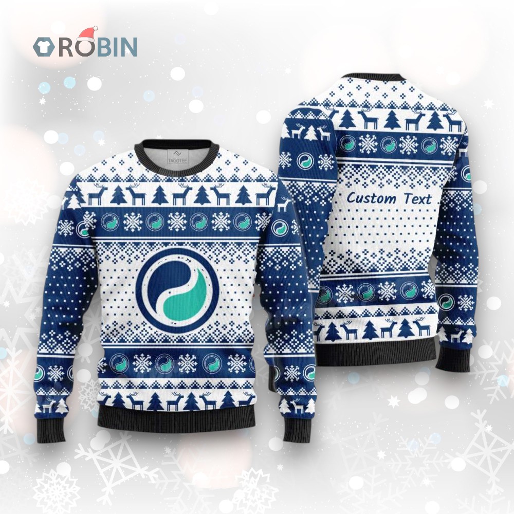 Frontage Holdings Corp Print Xmas Sweater Frontage Holdings Corp Print Xmas Sweater