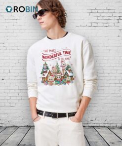 Gingerbread House Christmas Tree Labubu Shirt