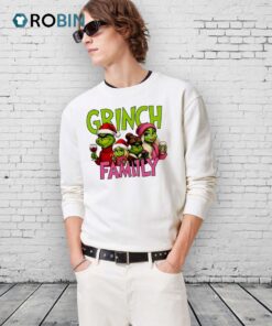 Grinch Family Face Baby Merry Grinchmas 2025 Shirt