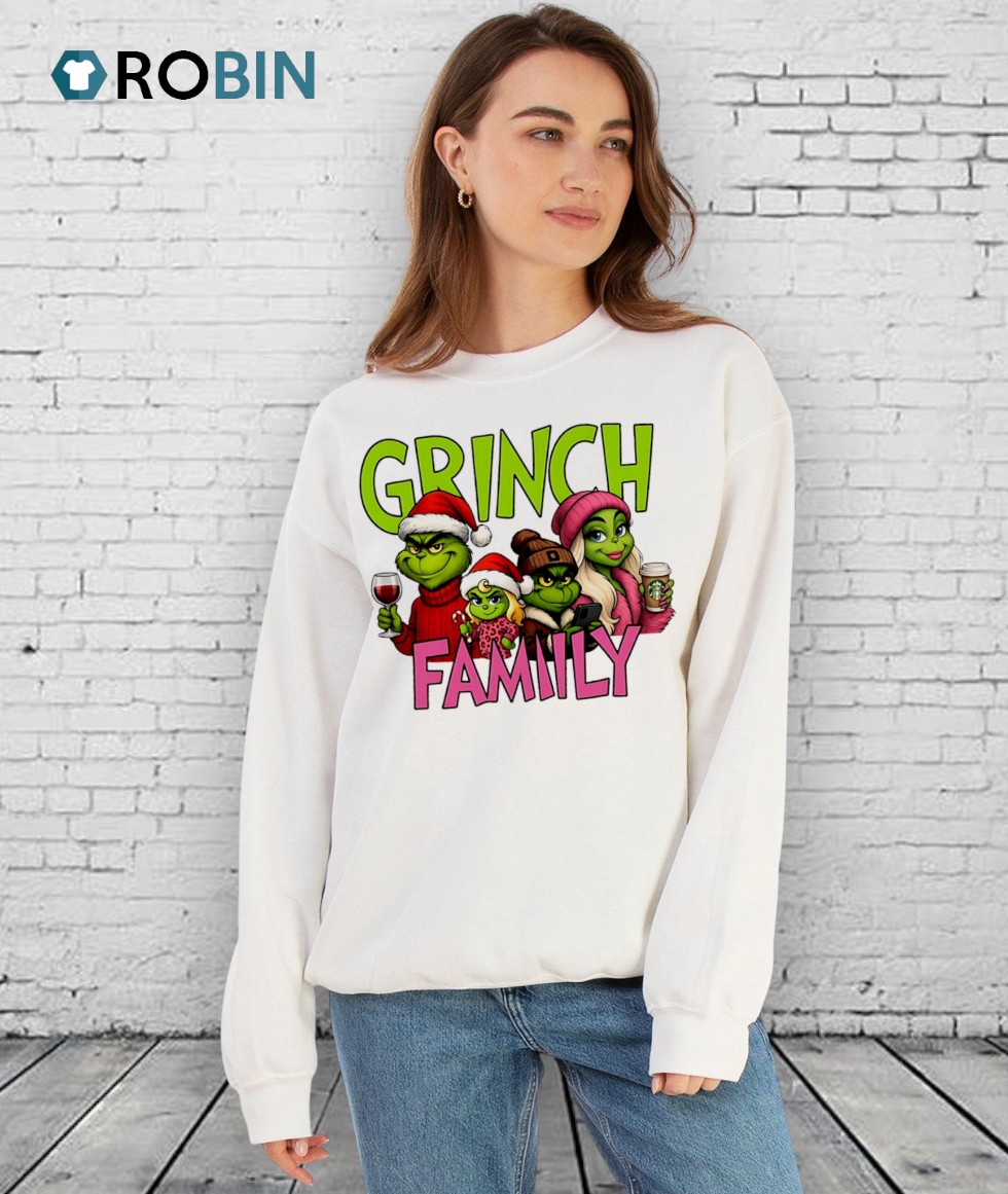 Grinch Family Face Baby Merry Grinchmas 2025 Shirt Grinch Family Face Baby Merry Grinchmas 2025 Shirt