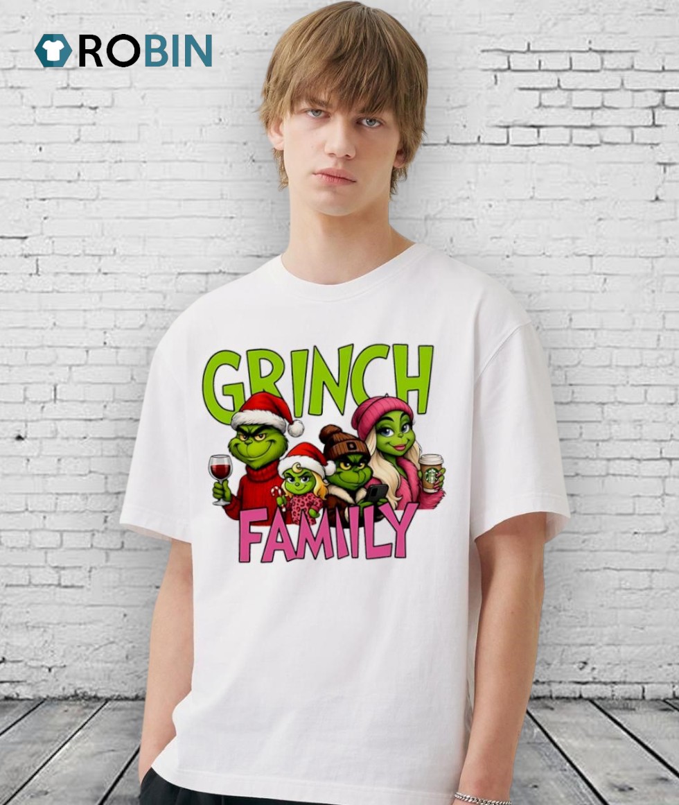 Grinch Family Face Baby Merry Grinchmas 2025 Shirt Grinch Family Face Baby Merry Grinchmas 2025 Shirt