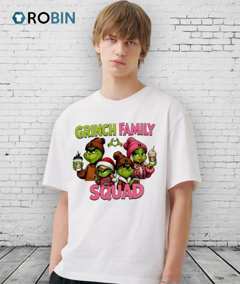 Grinch Family Squad Merry Christmas 2025 Shirt Grinch Family Squad Merry Christmas 2025 Shirt