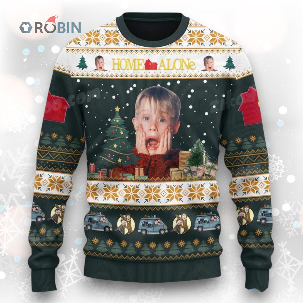 Home Alone Xmas Pullover Sweater Home Alone Xmas Pullover Sweater
