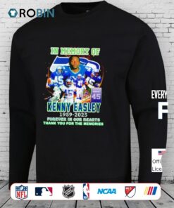 In Memory Of Kenny Easley 1959 2025 Forever In Our Hearts Thank You For The Memories Shirt